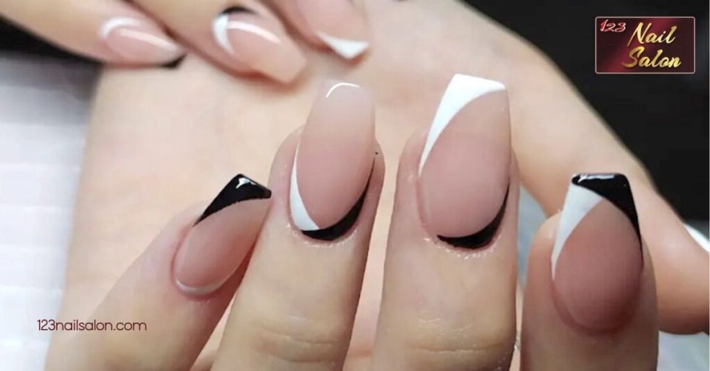 30 Stunning Nail Salon Nail Ideas to Elevate Your Style for Every Season 4 Abstract Art