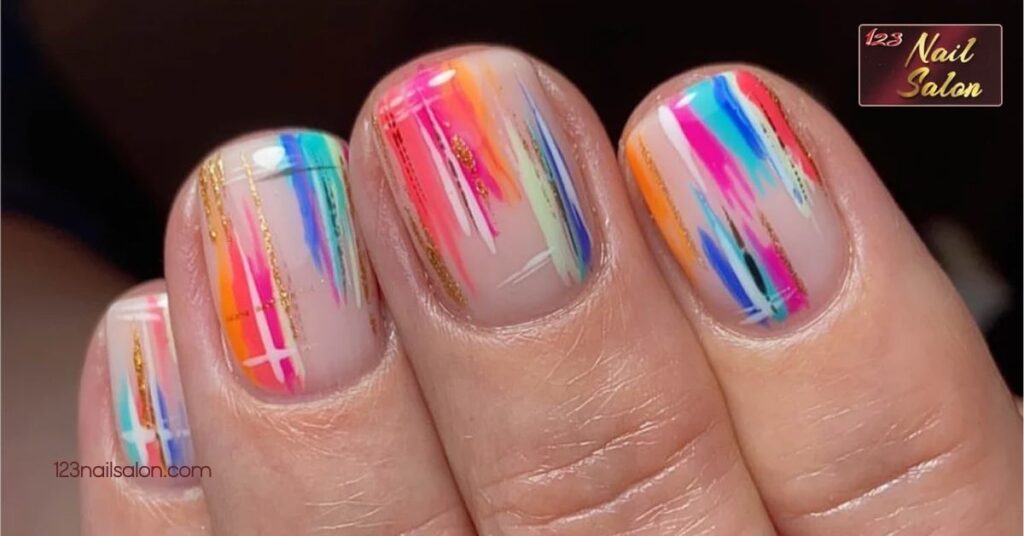 30 Beautiful Nail Ideas to Elevate Your Style for Every Occasion 12 Abstract Art Designs