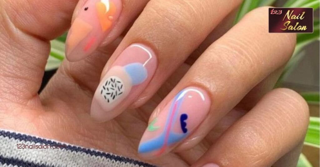 10 Stunning Spring Nail Ideas to Brighten Your Style This Season 7 Abstract Patterns for Spring Nails