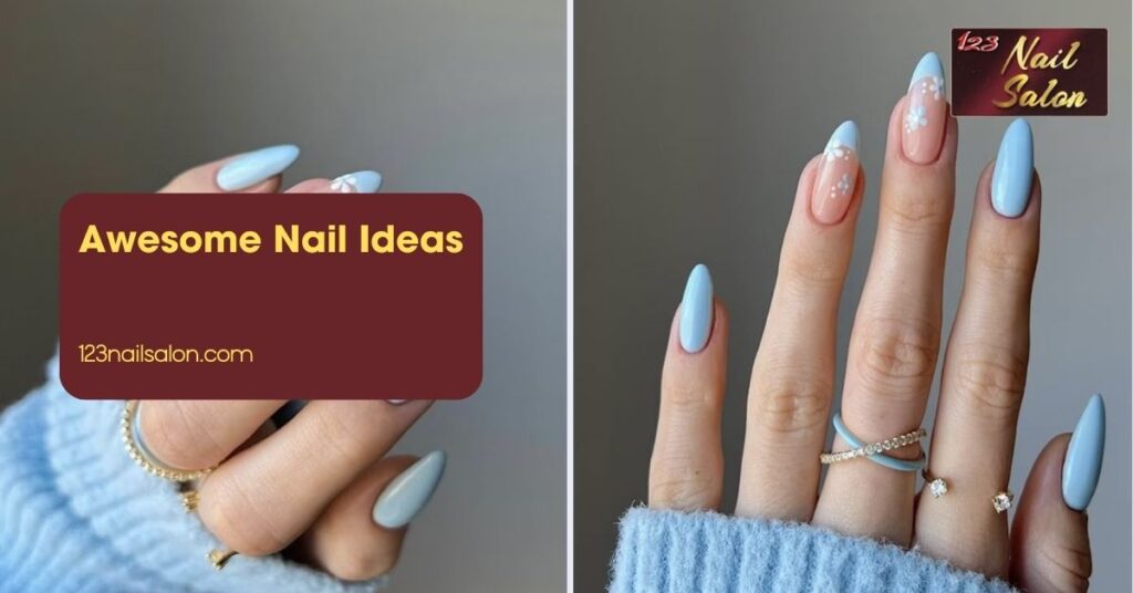 Baby Blue Nail Ideas