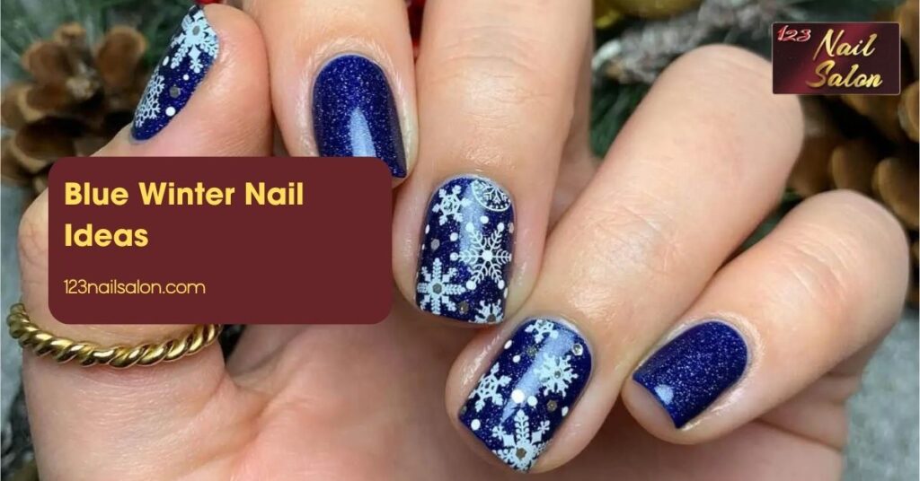 Blue Winter Nail Ideas