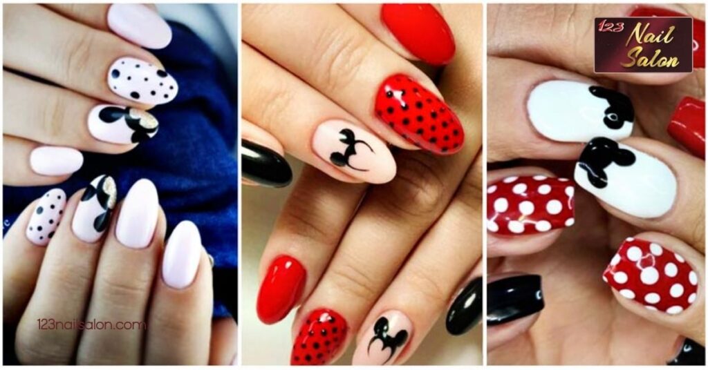 10 Charming Mickey Mouse Nail Ideas to Spark Your Inner Disney Fan 7 Bright and Bold Mickey Mouse Color Combos