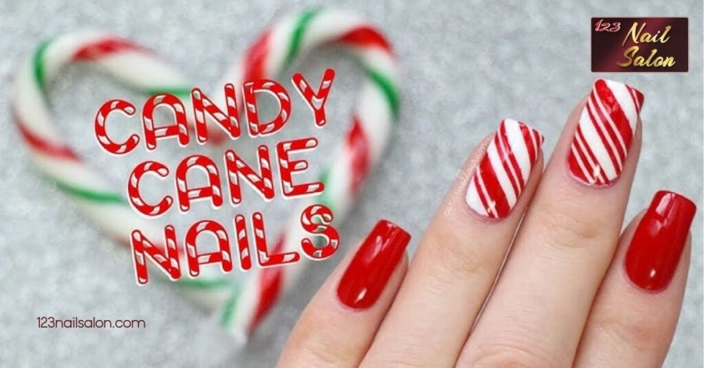 10 Easy Christmas Nail Ideas to Get You Festive and Fabulous This Holiday Season 4 Candy Cane Tips for Fun Festivity