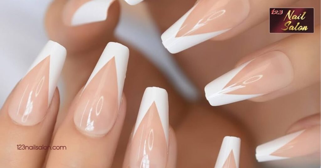 10 Stunning Natural Acrylic Nail Ideas for Effortless Elegance and Style 3 Coffin Shaped Natural Acrylic Nails