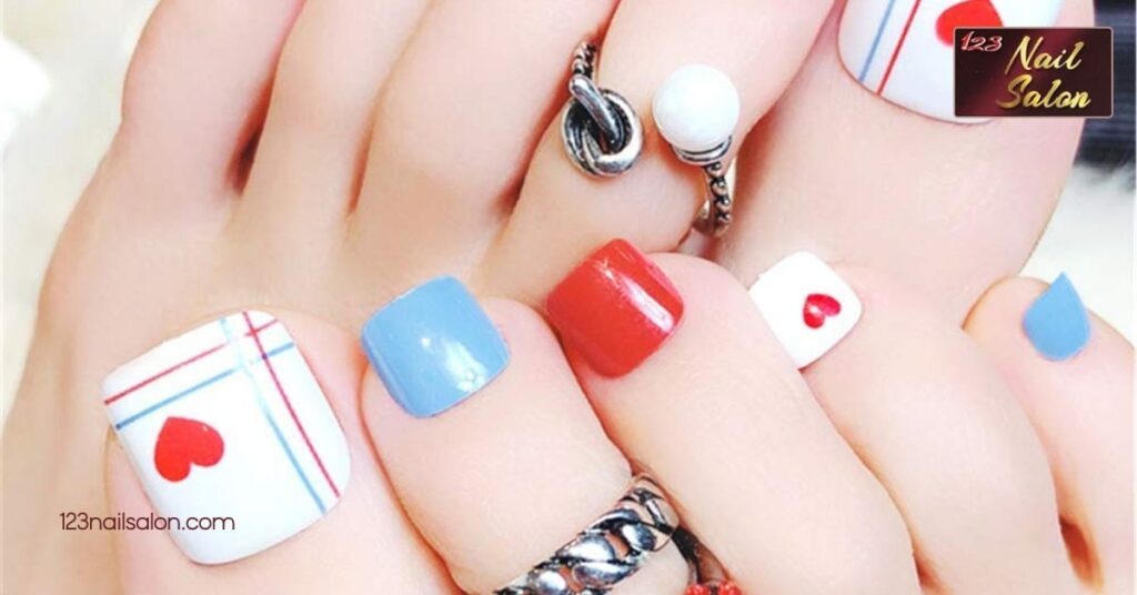 10 Stunning Toe Nail Art Ideas to Elevate Your Summer Pedicure Style 7 Colorful Stripes
