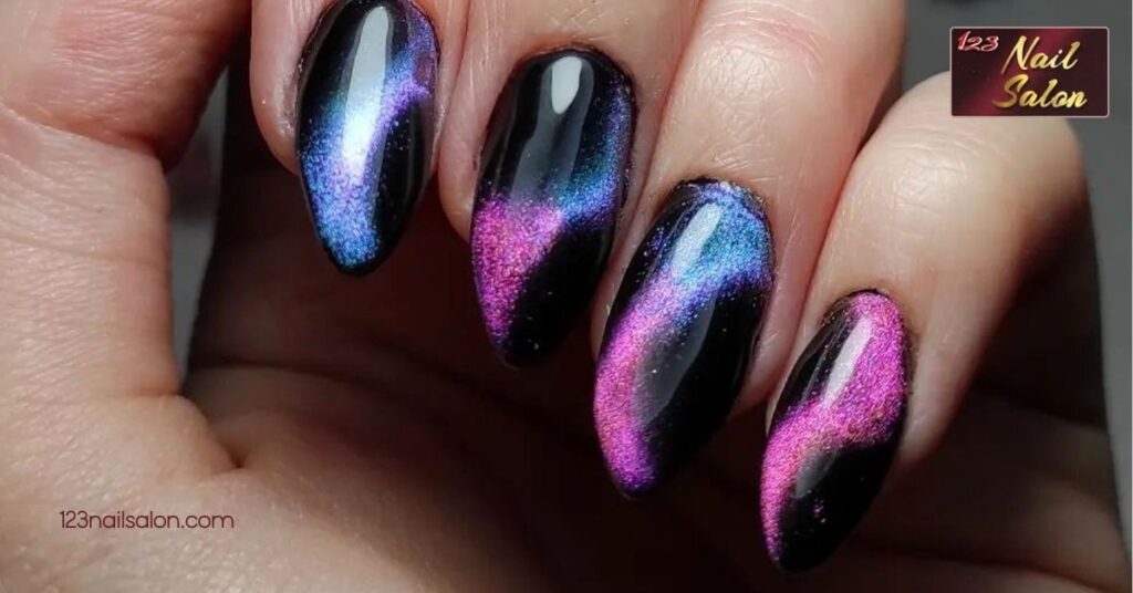 30 Stunning Blue and Black Nail Ideas That Will Elevate Your Style Instantly 1 Creative Blue And Black Nail Ideas