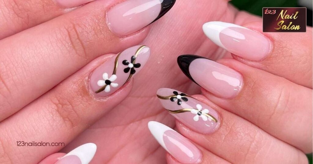 Stunning Nail Art Ideas in Black and White: Elevate Your Style Today 1 Creative Nail Art Ideas Black and White