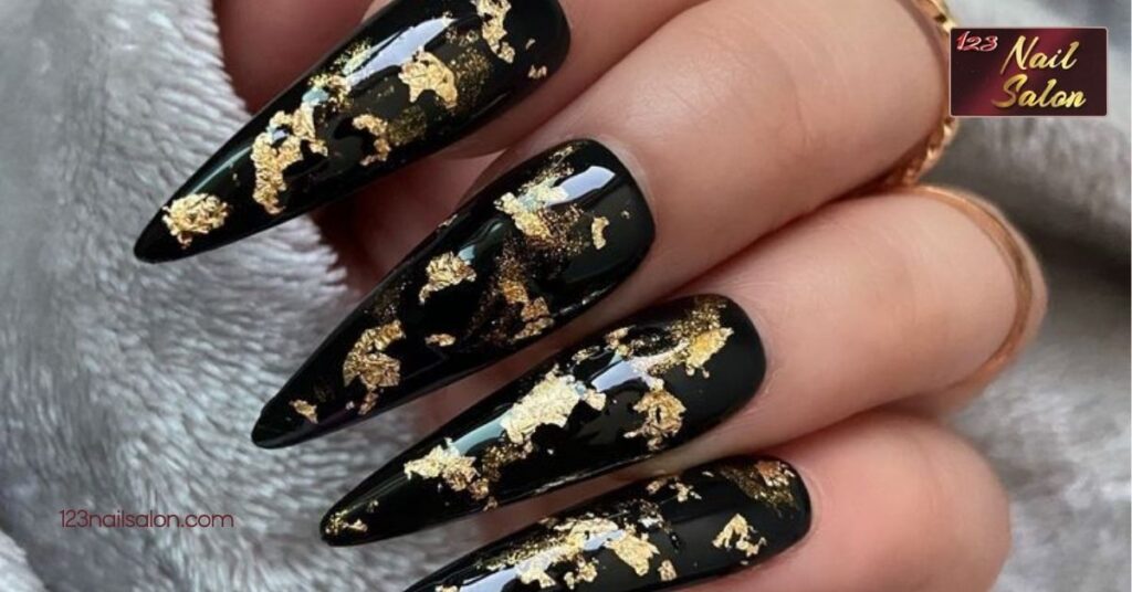 30 Trendy Baddie Nail Ideas to Elevate Your Style and Turn Heads 2 Dark and Bold Shades