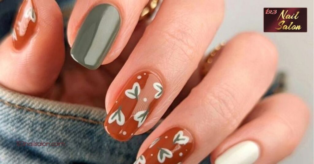 27 Stunning Medium Nail Ideas to Elevate Your Style for Every Season 10 Fall Earth Tones