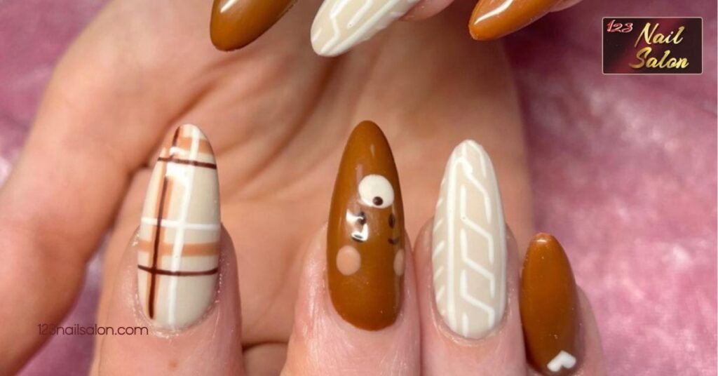 10 Chic Preppy Nail Ideas to Elevate Your Style for Every Occasion 9 Fall Inspired Plaids