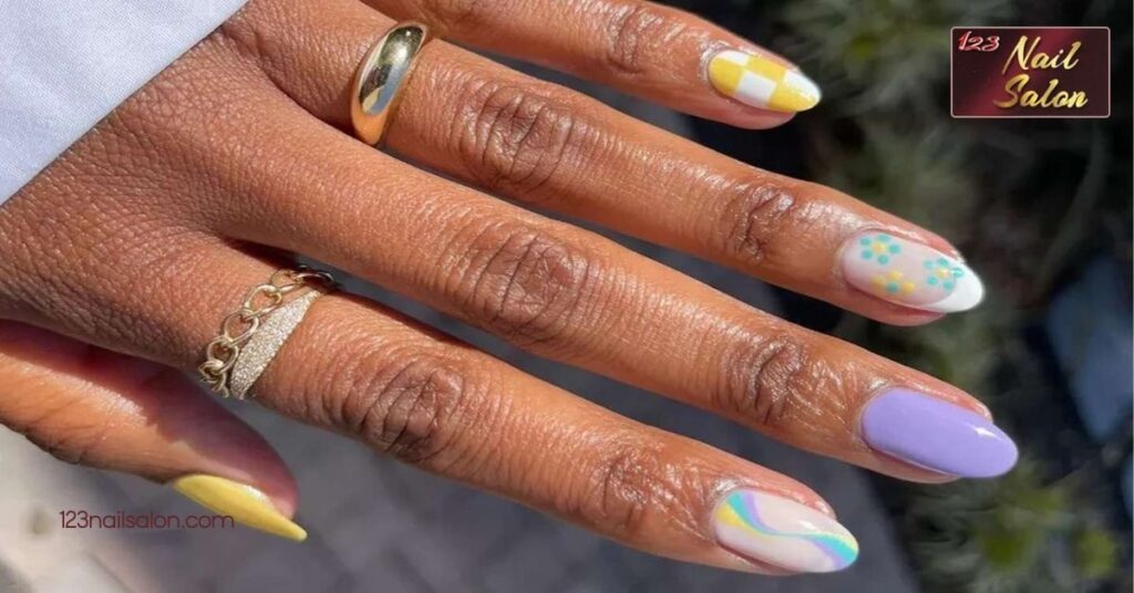 30 Stunning ANC Nail Ideas to Elevate Your Style This Season 3 Floral Designs for ANC Nails
