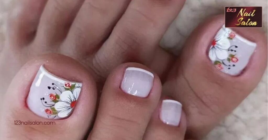 10 Trendy Summer Toenail Ideas to Make Your Feet Shine This Season 5 Floral Patterns