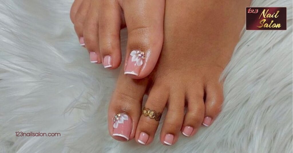 20 Creative Toe Nail Ideas to Elevate Your Pedicure Game This Season 2 French Manicure Variations