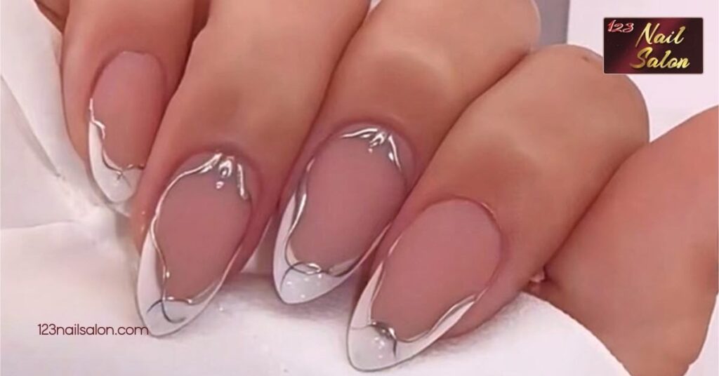 10 Creative Holiday Nail Ideas to Shine Bright at Your Next Festive Gathering 5 Frosted Tips