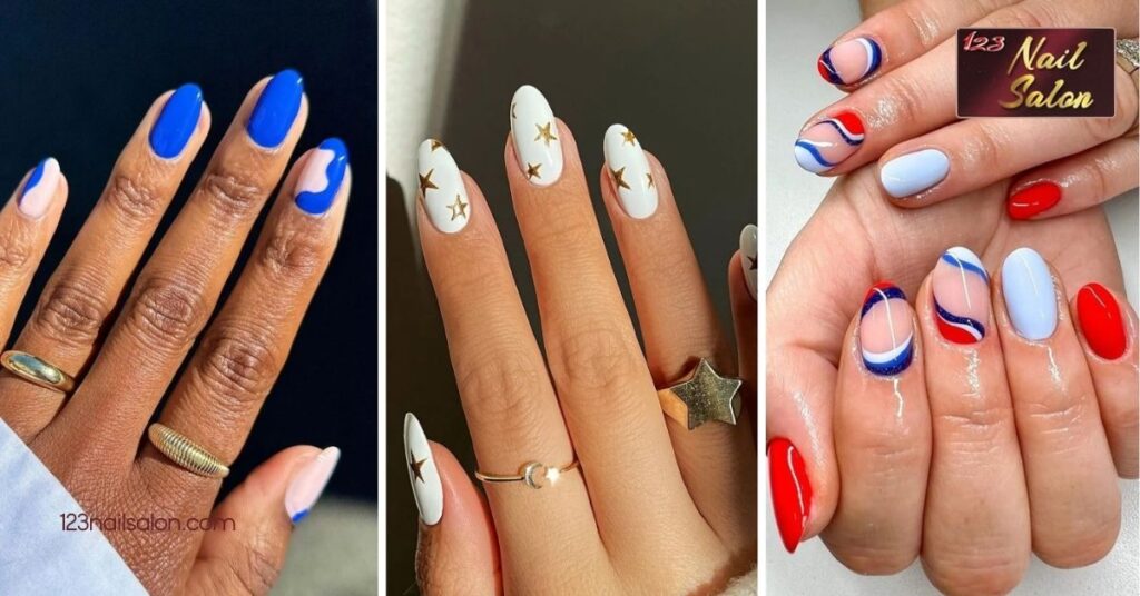 25 Stunning June Nail Ideas to Rock Your Summer Style – Perfect for Every Occasion 9 Fun Fourth of July Nail Designs