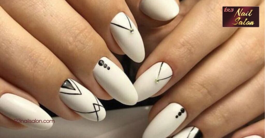28 Stunning Acrylic Nail Ideas to Elevate Your Style in 2025 7 Geometric Shapes in Nails Acrylics Ideas