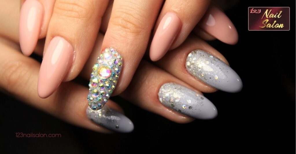Fresh January Nail Ideas: Sparkle and Style Your Way into the New Year 6 Glitter and Glamour for Parties