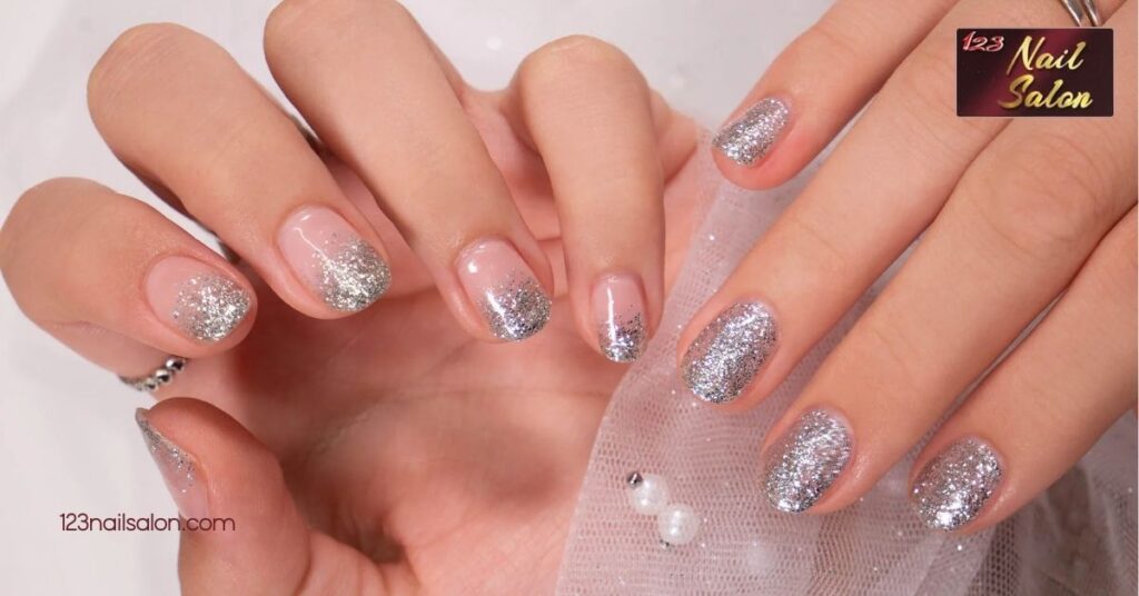 10 Stunning Nail Art Ideas for New Year: Sparkle Your Way into 2025 3 Glittering Ombré Styles
