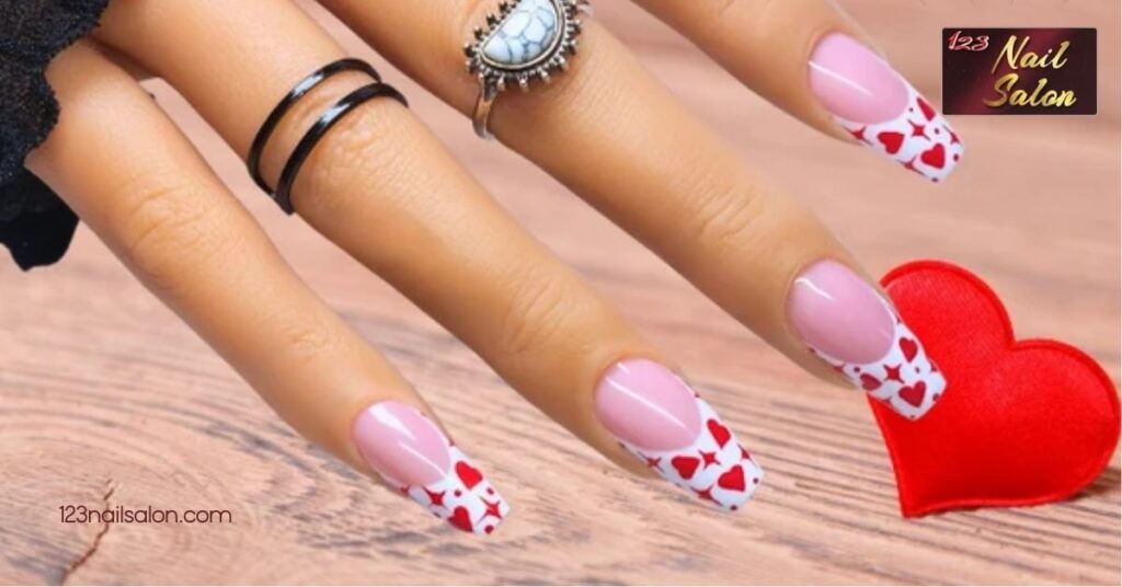 30 Adorable Cute Valentine Nail Ideas to Make Your Heart Sparkle this February 4 Heart Patterns