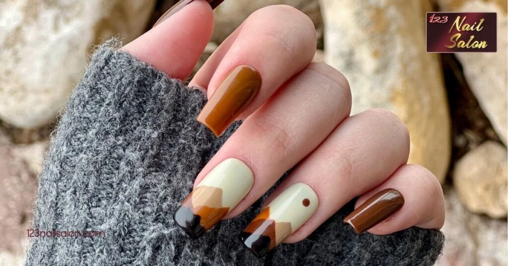 20 Stunning Nail Ideas for Vacation That Will Elevate Your Travel Style 6 Hiking and Nature Motifs