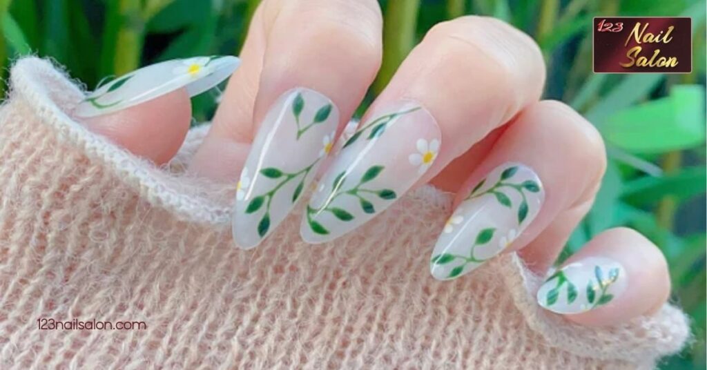10 Must-Try Fall Nail Color Ideas to Elevate Your Autumn Style 11 Leaf and Floral Designs