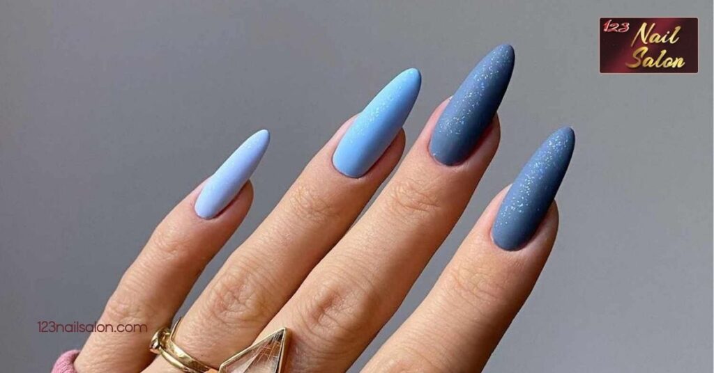 20 Stunning Blue Nail Ideas to Elevate Your Style All Year Round 4 Matte Blue Nails