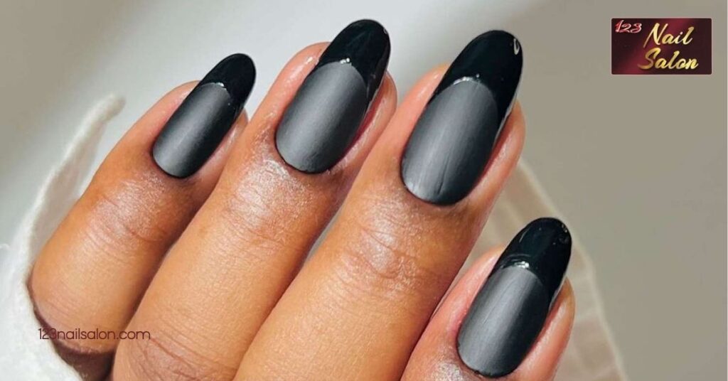 10 Stunning Nail Art Ideas to Transform Your French Manicure This Season 9 Matte Finish
