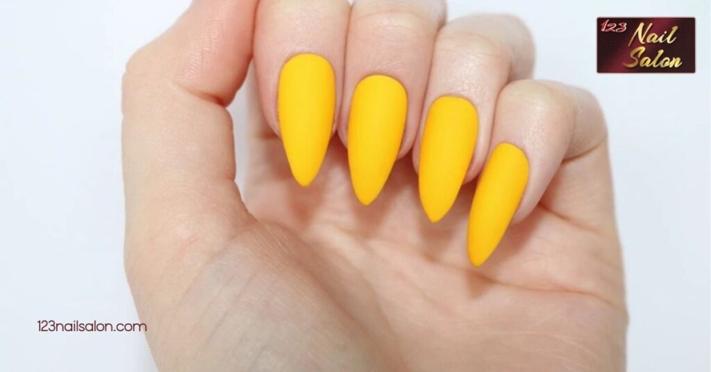 30 Stunning Yellow Nail Ideas to Brighten Up Your Style All Year Round 8 Matte Yellow Finishes