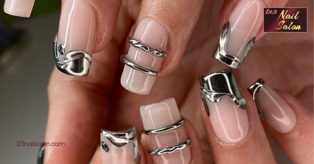 10 Stunning Nail Color Design Ideas to Elevate Your Style for Any Occasion 6 Metallic Nail Color Designs