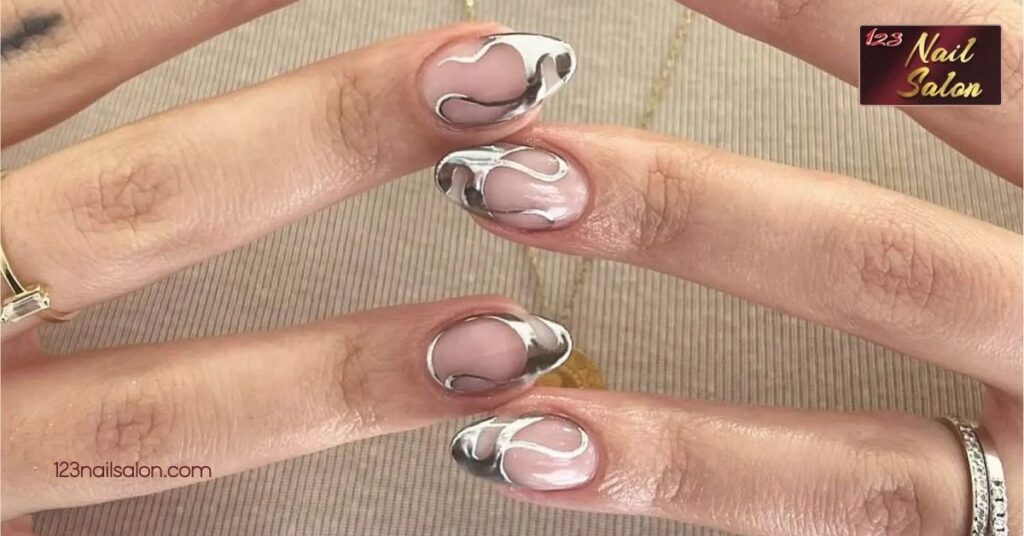 20 Stunning Silver Nail Ideas to Elevate Your Manicure for Any Occasion 5 Metallic Silver Designs