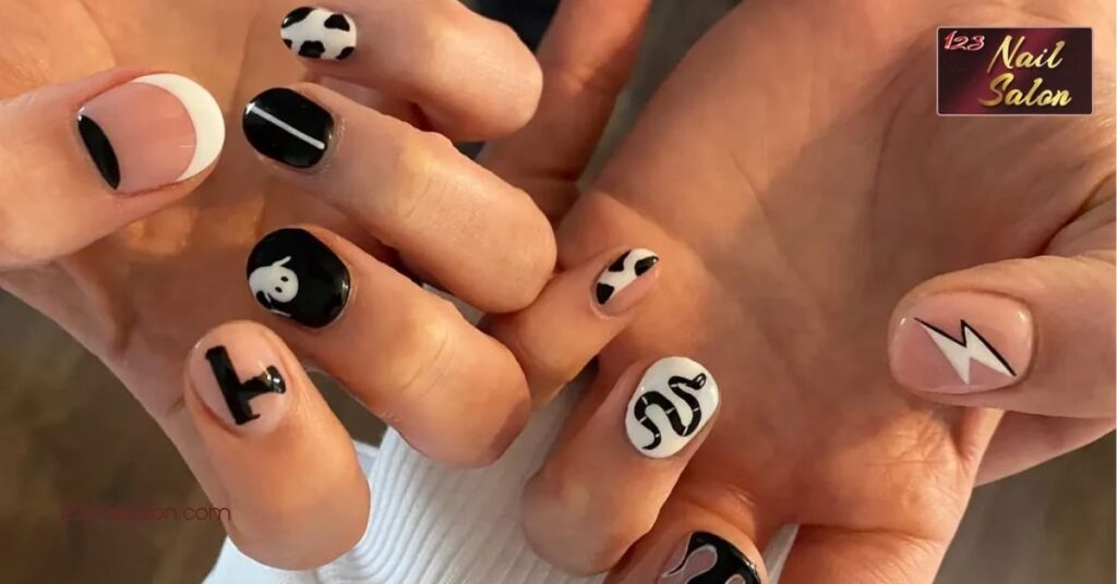 10 Trendy Back to School Nail Ideas to Elevate Your Style This Fall 9 Monochrome Colors For A Clean Aesthetic
