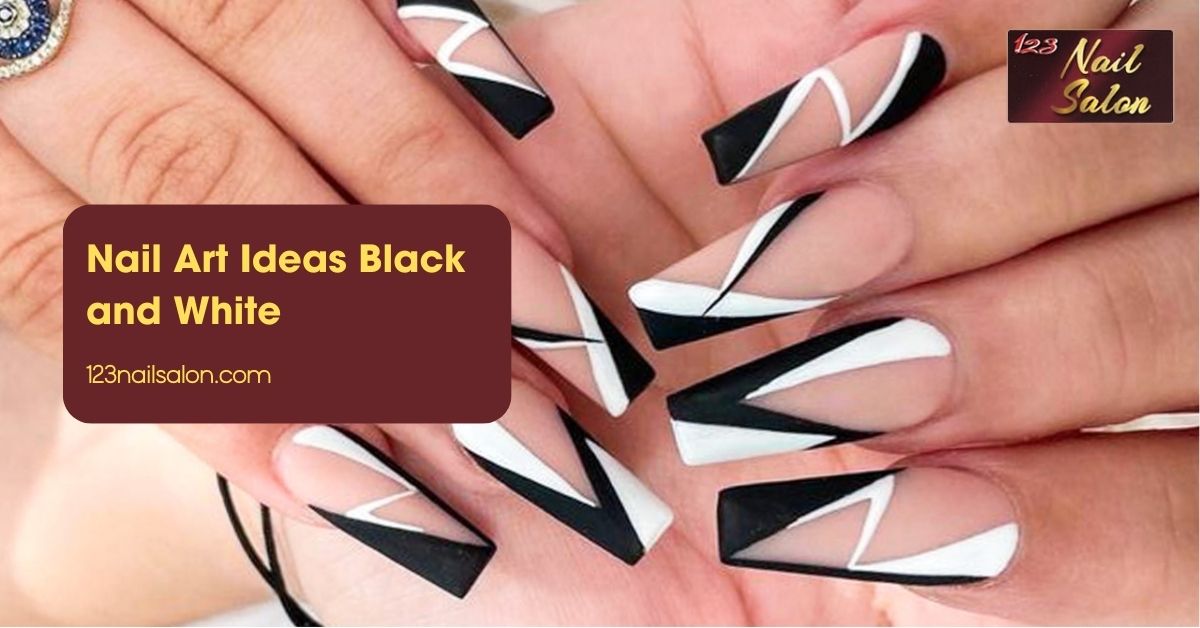 Nail Art Ideas Black and White
