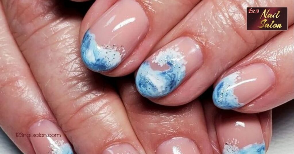 10 Chic Preppy Nail Ideas to Elevate Your Style for Every Occasion 5 Nautical Themes