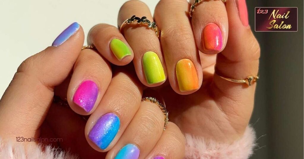 20 Stunning Acrylic Nail Art Ideas to Elevate Your Manicure Game This Season 10 Neon Acrylic Nail Art Ideas