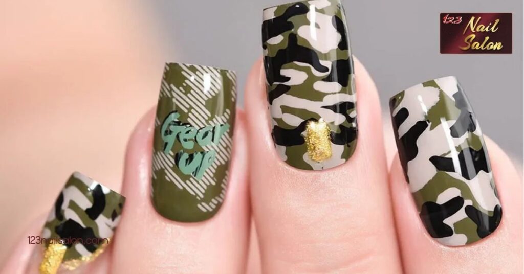 Unlock Your Creativity: 25 Stunning Camouflage Nail Ideas You Have to Try 4 Neon Camouflage Nail Ideas