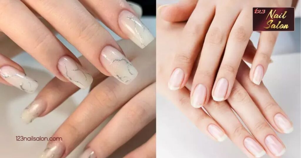 Chic Nail Ideas for Winter: Embrace the Season with Stunning Designs and Colors 3 Nude and Beige Combinations