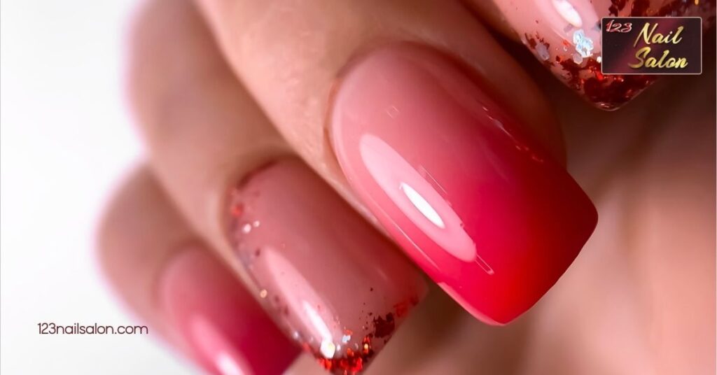 25 Stunning Red Nail Ideas to Elevate Your Style for Every Occasion 4 Ombre Red Nails