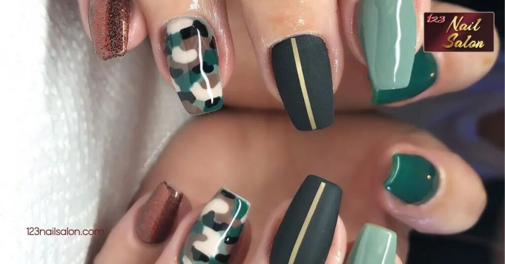 Unlock Your Creativity: 25 Stunning Camouflage Nail Ideas You Have to Try 5 Pastel Camouflage Nail Ideas