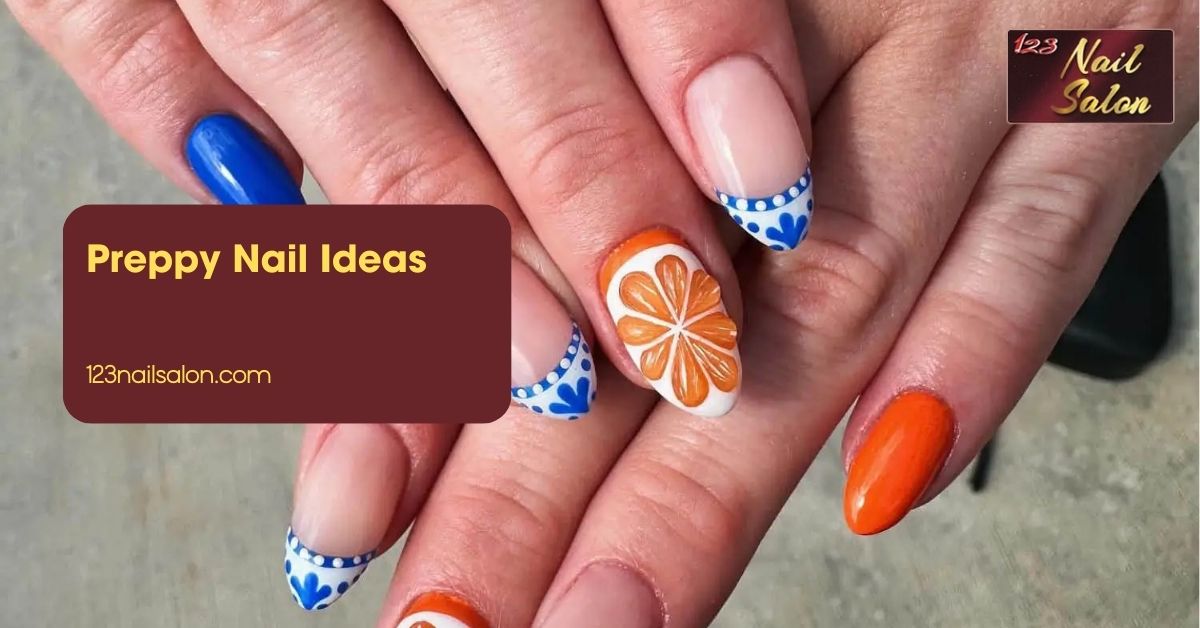 Preppy Nail Ideas