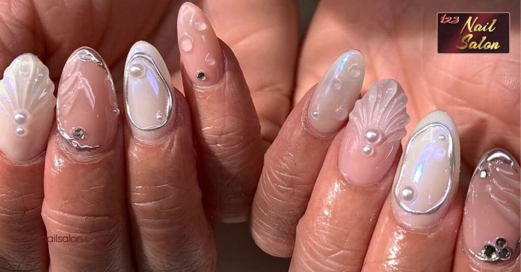 20 Stunning Silver Nail Ideas to Elevate Your Manicure for Any Occasion 9 Silver Nails for Summer