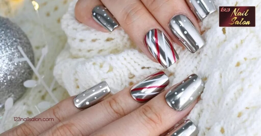 20 Stunning Silver Nail Ideas to Elevate Your Manicure for Any Occasion 8 Silver Nails for Winter