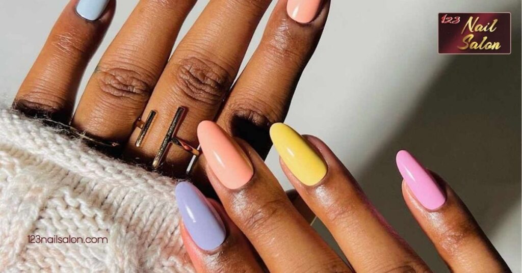 Escape to Paradise: 25 Vibrant Tropical Nail Ideas to Brighten Your Look This Summer 5 Soft Pastels for a Subtle Tropical Look