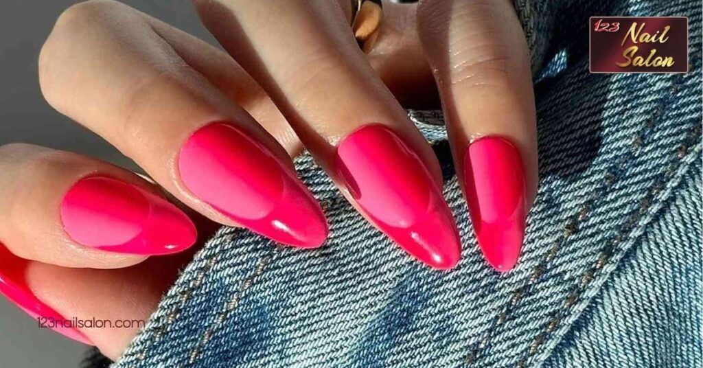 15 Stunning Hot Pink Nail Ideas to Make a Bold Statement for Any Occasion 2 Solid Hot Pink Designs