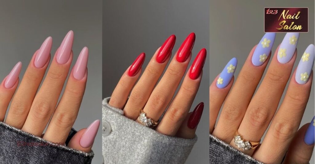 Stunning Ideas for Prom Nails That Will Make You the Star of the Night 9 Spring Themed Prom Nails