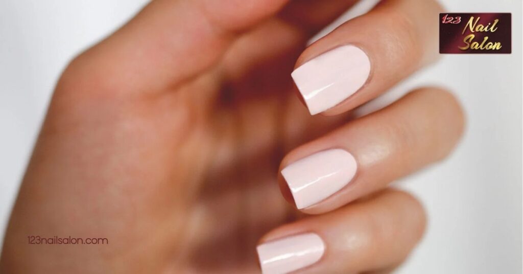 10 Stunning Natural Acrylic Nail Ideas for Effortless Elegance and Style 4 Square Shaped Natural Acrylic Nails