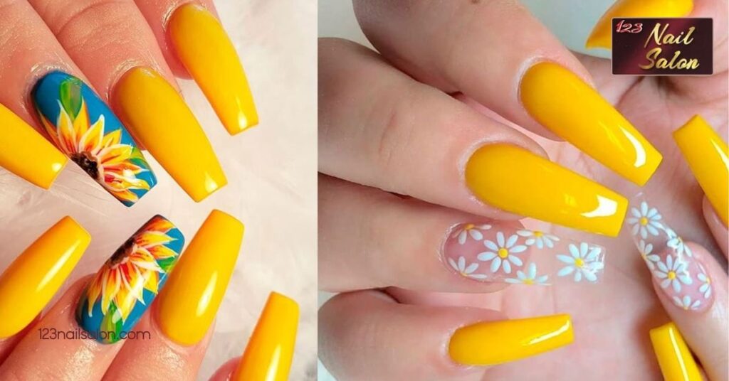 30 Stunning Yellow Nail Ideas to Brighten Up Your Style All Year Round 1 Stunning Yellow Nail Ideas for Every Occasion