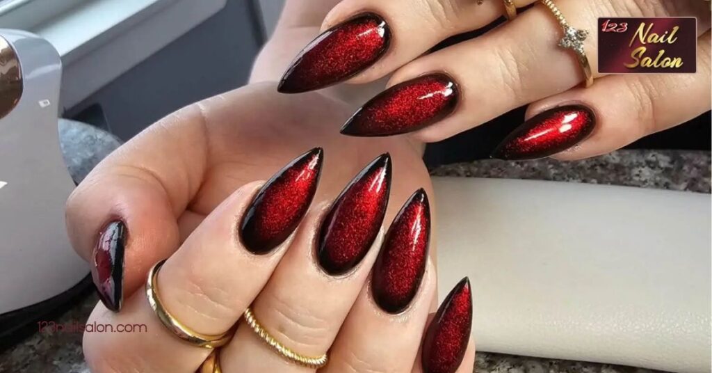 50 Spooktacular Halloween Nail Art Ideas to Get You in the Festive Spirit 11 Subtle Witch Themed Art