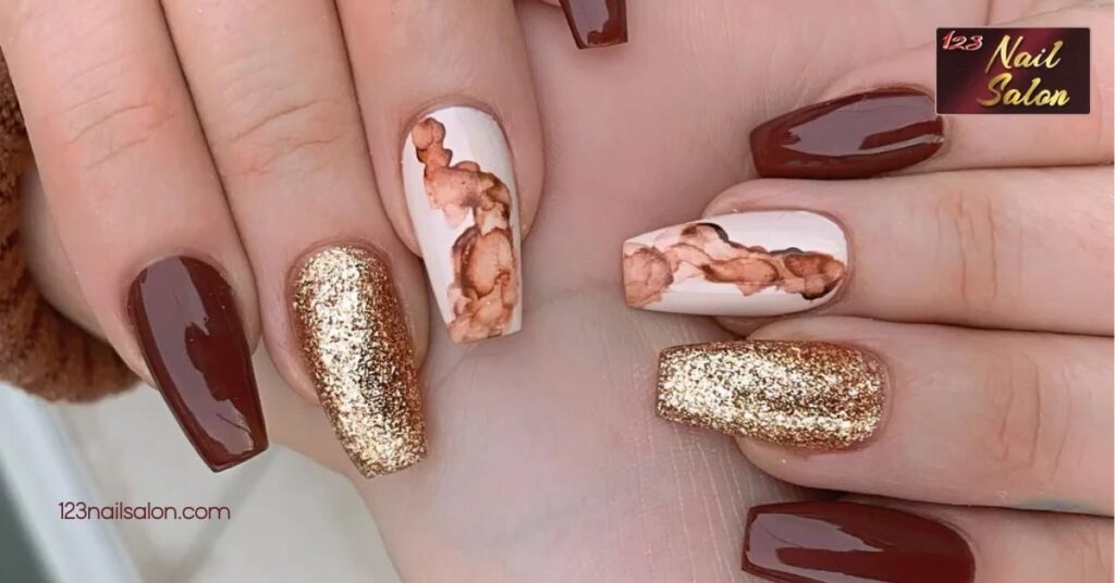 10 Cozy November Nail Ideas to Elevate Your Autumn Manicure Game 3 Textured Nail Art