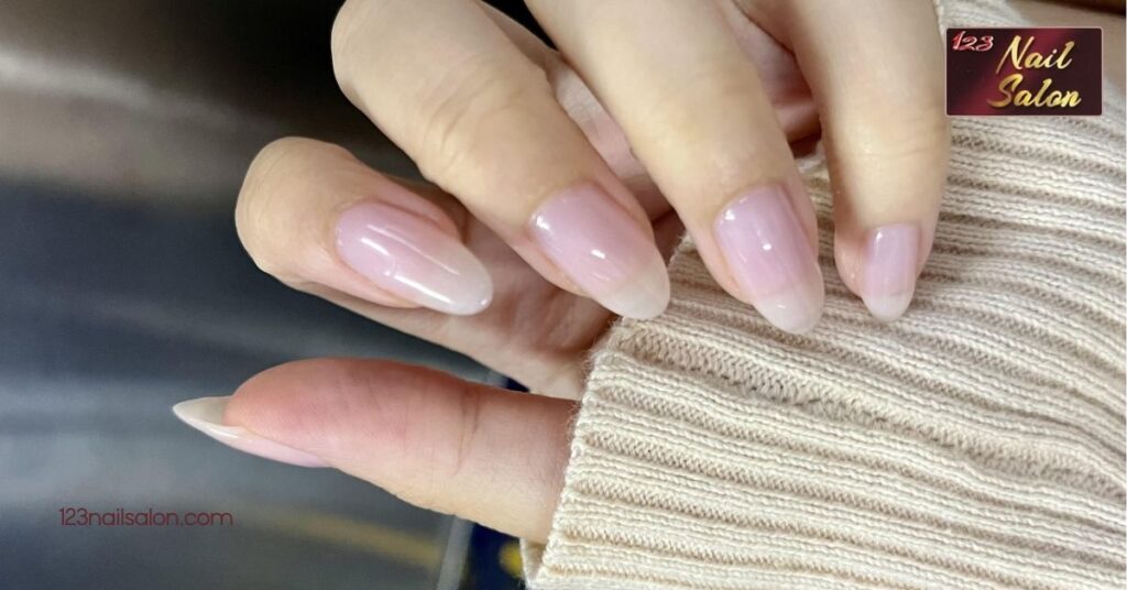 10 Stunning Natural Acrylic Nail Ideas for Effortless Elegance and Style 10 Transparent and Sheer Natural Acrylic Nails
