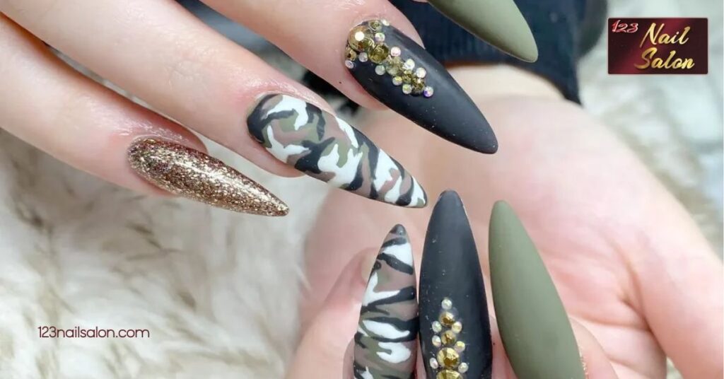 Unlock Your Creativity: 25 Stunning Camouflage Nail Ideas You Have to Try 1 Trending Camouflage Nail Ideas